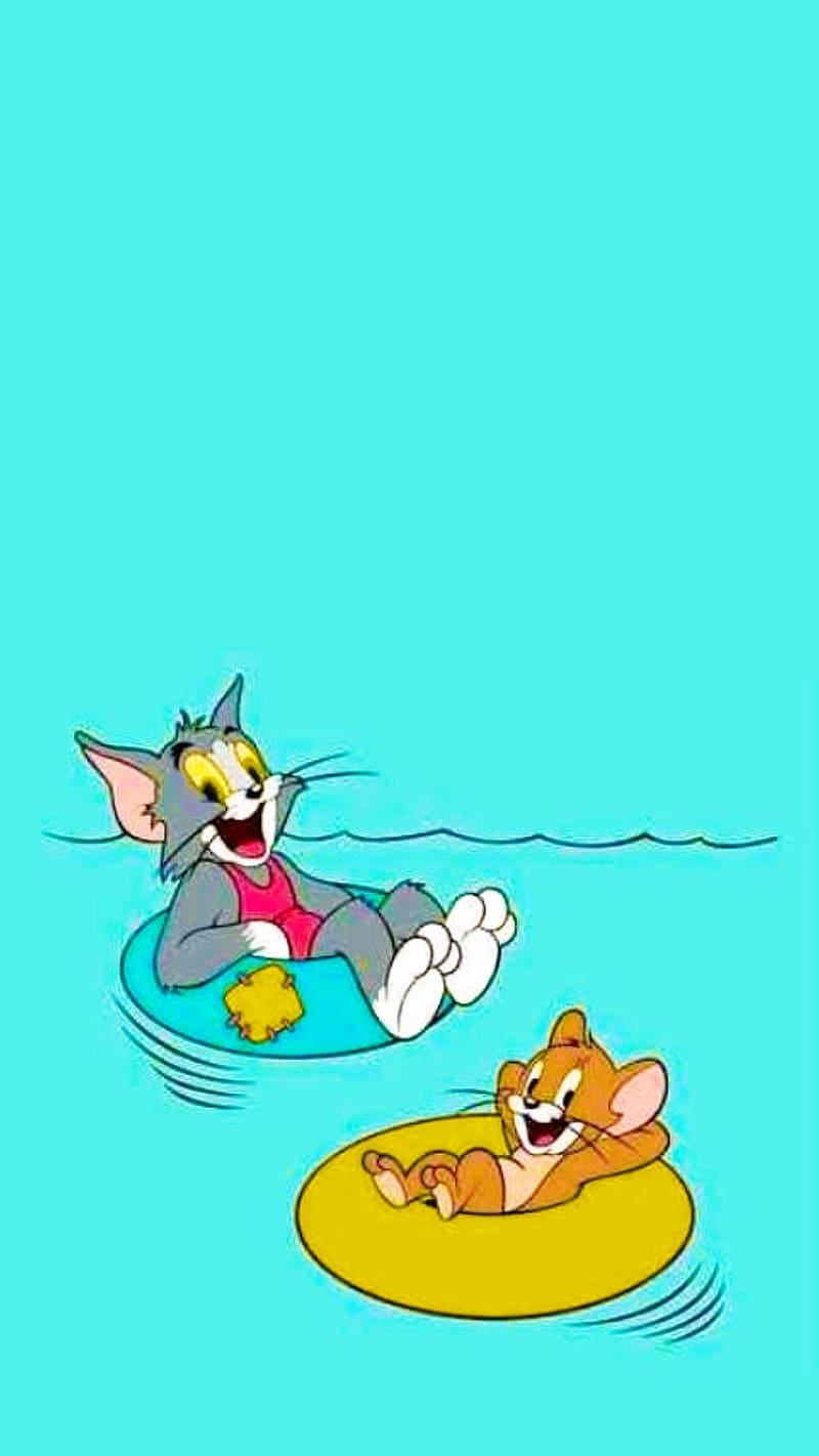 Tom And Jerry While Swimming, tom and jerry, HD phone wallpaper ...