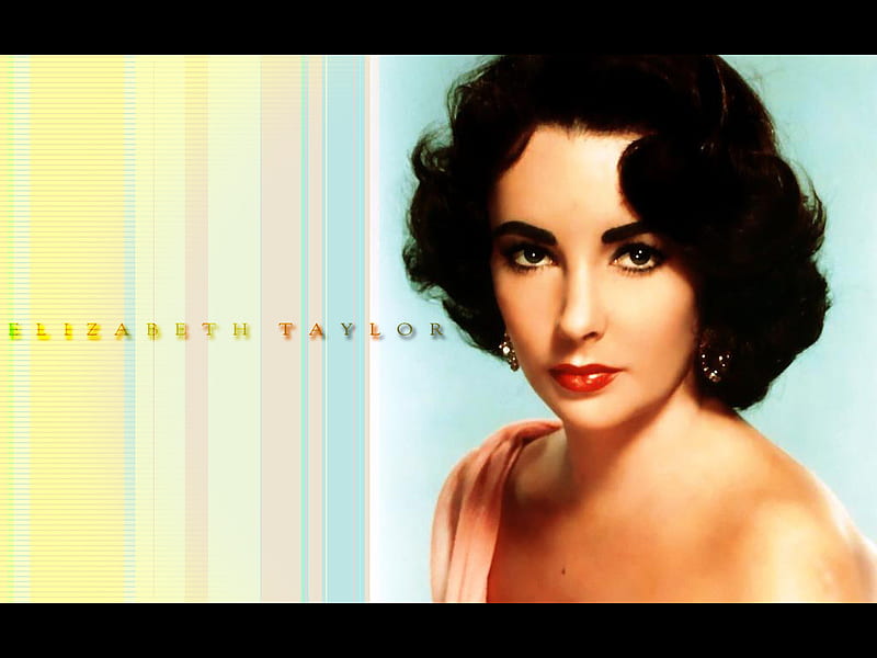 In memory of a beautiful woman, Liz Taylor, lyz taylor, woman, actress, people, HD wallpaper