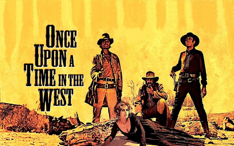Once Upon A Time In The West, Jason Robard, Claudia Cardinale, westerns, gunfighters, Henry Fonda, cowgirls, Charles Bronson, movies, outlaws, cowboys, HD wallpaper