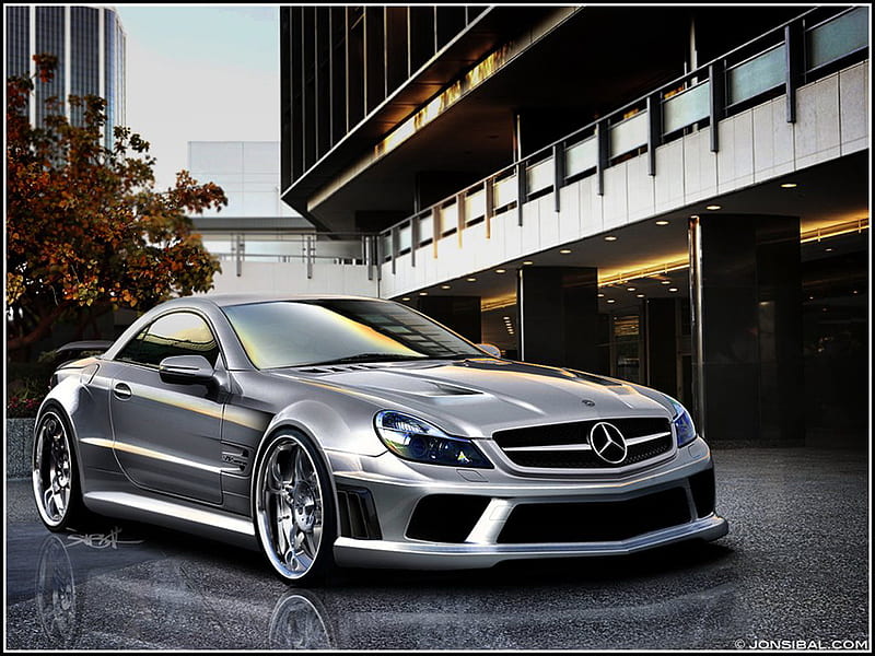 mercedes, the super car, the gost, my favorite, HD wallpaper