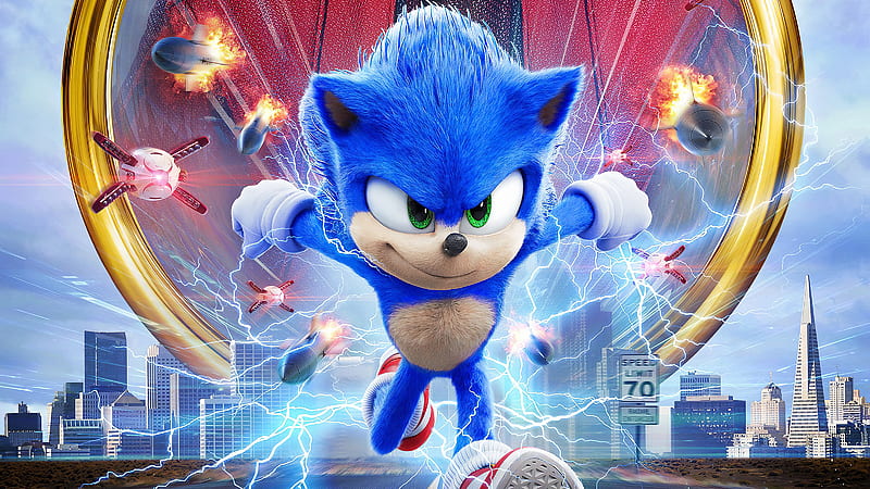 Sonic The Hedgehog 2020 Movie, sonic-the-hedgehog, movies, 2020-movies, sonic, HD wallpaper