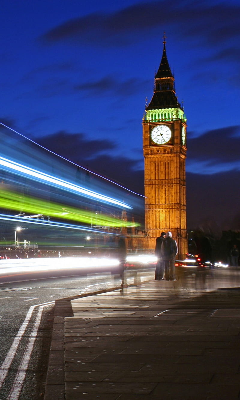 Big Ben, england, lights, night, HD phone wallpaper | Peakpx