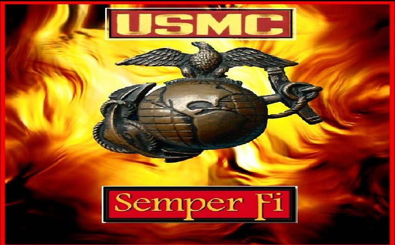 USMC Semper Fi, recon, marines, marine corps, usmc, HD wallpaper
