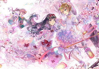Anime series girls characters kyoukai+no+kanata-kuriyama+mirai-nase+mitsuki-shindou+ai-inami+sakura-ninomiya+shizuku  wallpaper, 6111x4082, 602879