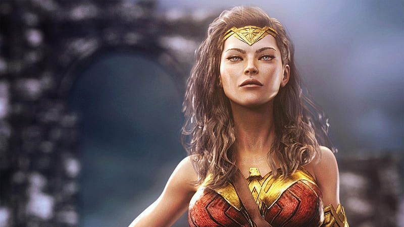 Wonder Woman Fantasy DC Fan Art, wonder-woman, superheroes, artist, artwork, , digital-art, HD wallpaper