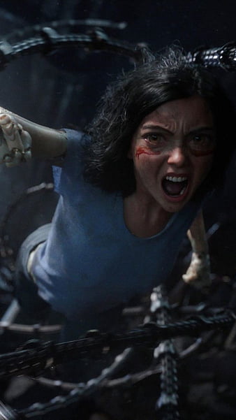 Alita, angel, anjo, battle, combate, cybernetic, filme, girl, movie, robo,  HD phone wallpaper