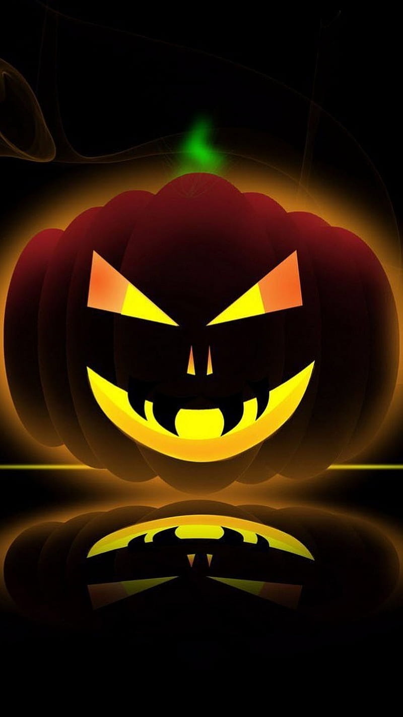 laughing pumpkin, halloween, pumpkins, witch, skull, orange, halloween pumkin, halloween pumpkins, HD phone wallpaper
