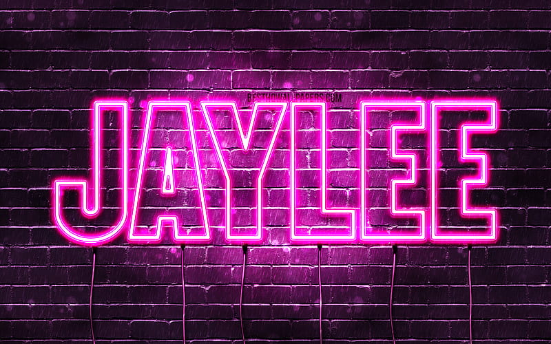 Jaylee with names, female names, Jaylee name, purple neon lights, Happy ...