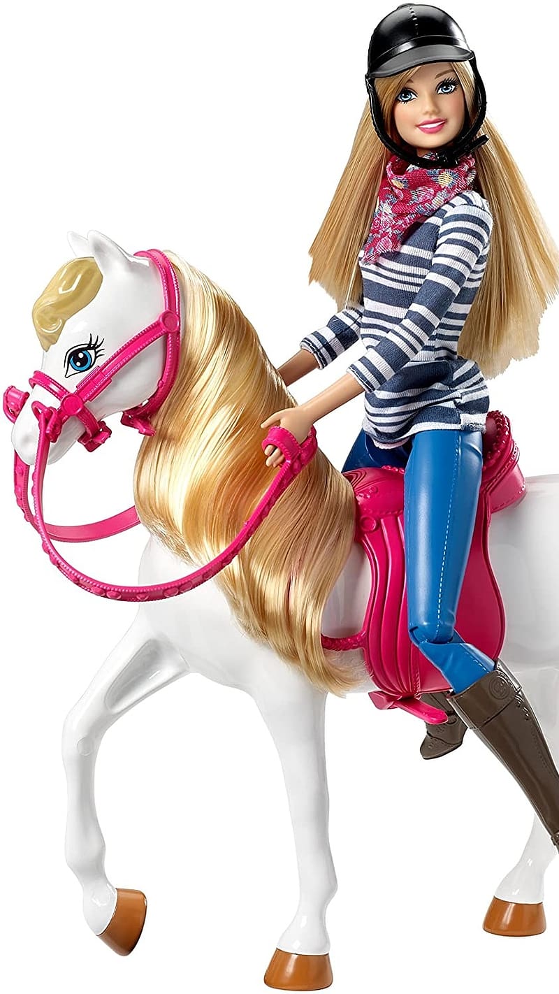 Barbie Doll On Horse, barbie doll, horse, HD phone wallpaper