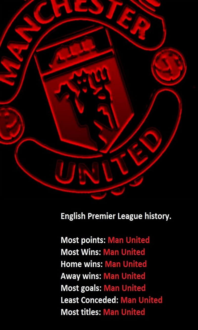 Man United, history, man utd, manchester united, mufc, premier league,  stats, HD phone wallpaper | Peakpx