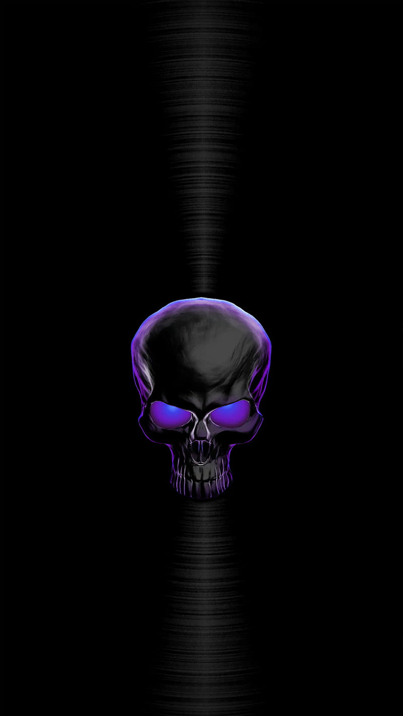 Purple skull, 2017, mate, nova, sense, sign, signs, star, themes, zodiac, HD phone wallpaper