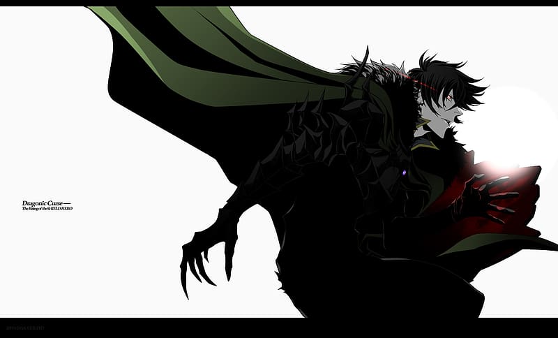 Anime, The Rising Of The Shield Hero, Naofumi Iwatani, Curse Shield (The Rising Of The Shield Hero), HD wallpaper