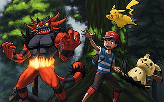 Pokemon Ash Alola wallpaper by AnnoyedInteraction - Download on ZEDGE™