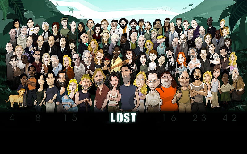 Lost Cartoon character 01 -, HD wallpaper