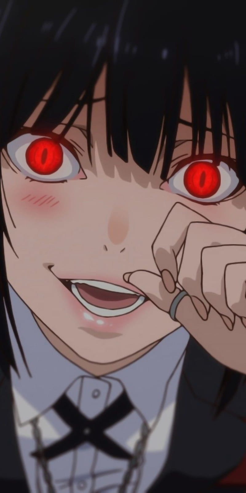 Yumeko Jabami Anime Black Kakegurui Hd Phone Wallpaper Peakpx