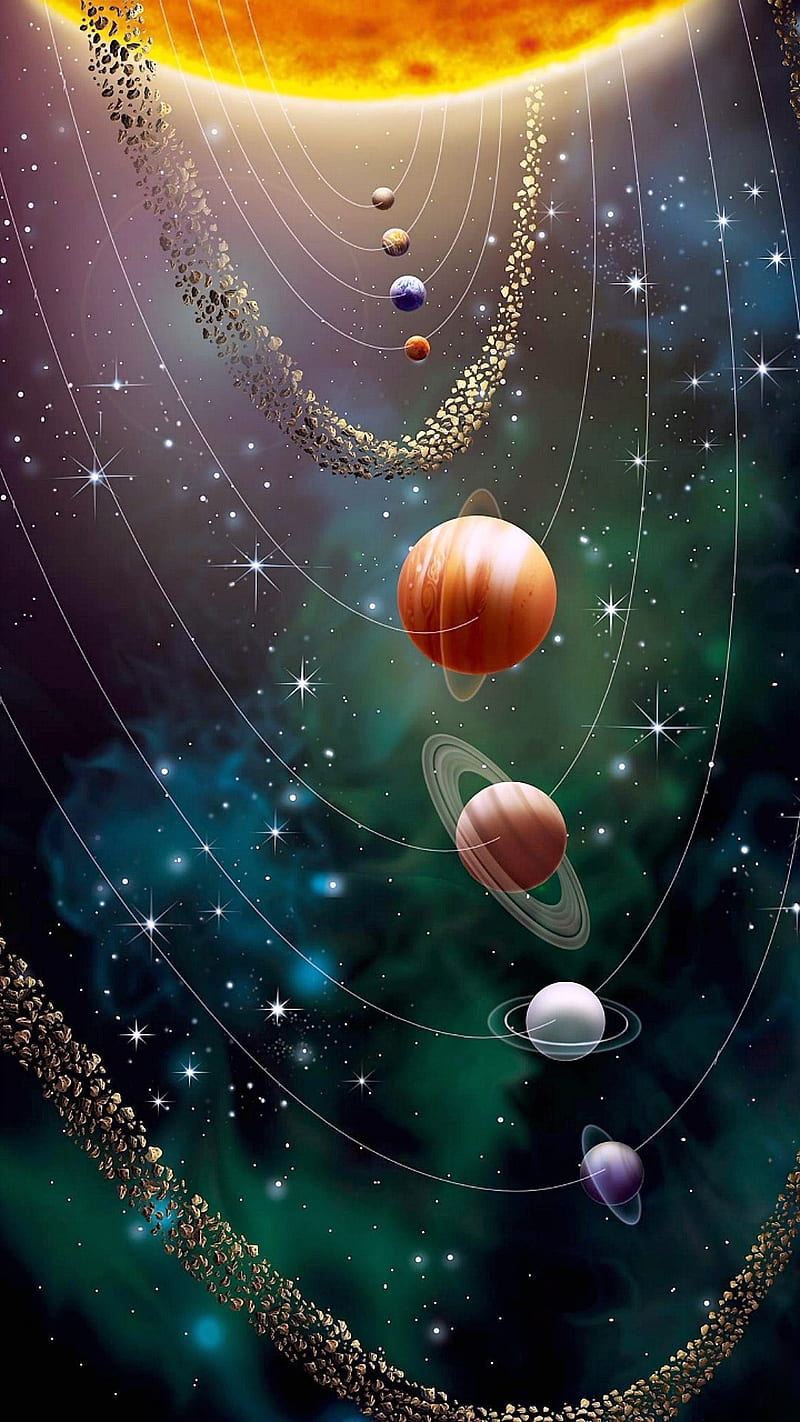 earth solar system wallpaper