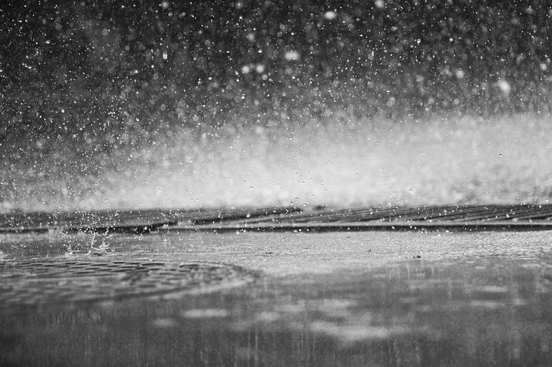 rain, drops, splashes, water, macro, HD wallpaper