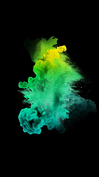 Green Swirling Smoke Abstract Close Up On Black Background Stock Photo   Download Image Now  iStock
