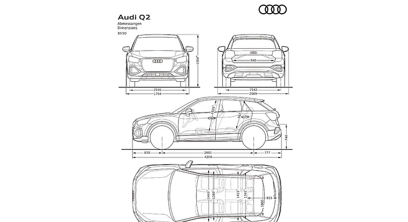 2021 Audi Q2 - Dimensions , car, HD wallpaper