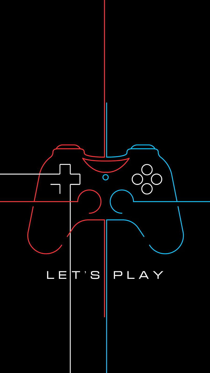 Gamer, controller, night, ps, remote, HD phone wallpaper