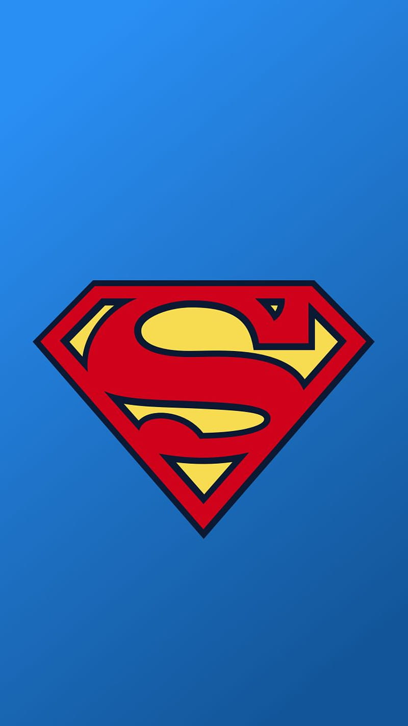 Superman, logo, symbol, HD phone wallpaper