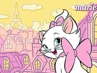 Marie, Christmas, The Aristocats, Disney, Cartoon, Cat, HD wallpaper |  Peakpx