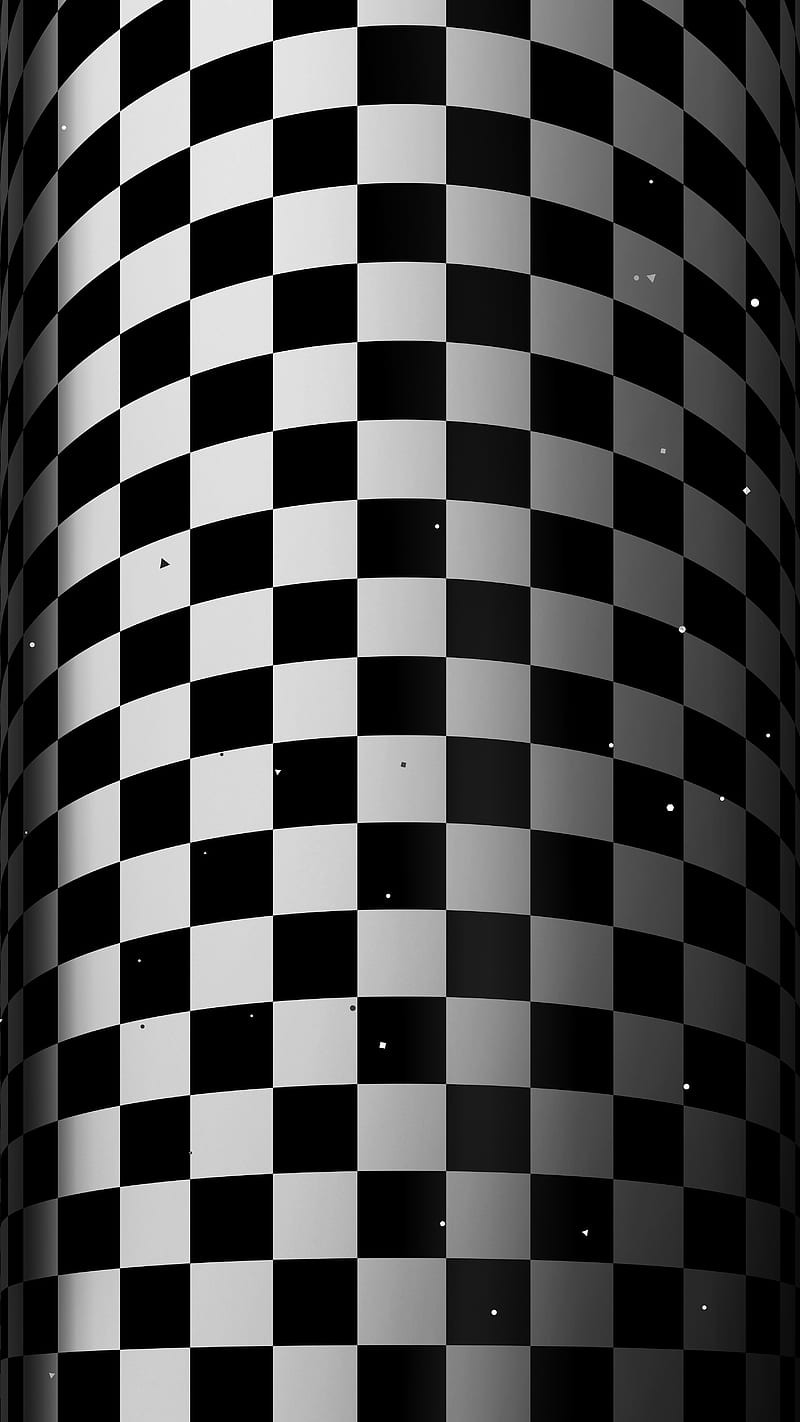 Checkered tubes, 3-d, Checkered, Divin, abstract, black-white, effect, geometrical, illusion, illusive, movement, opart, optical, optical-art, optical-illusion, round, scales, square, texture, tube, visual, volume, HD phone wallpaper