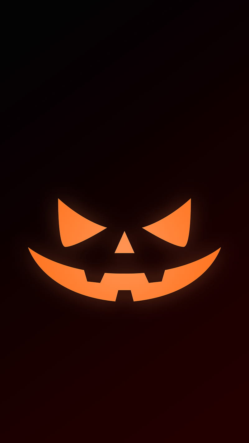 pumpkingrin, halloween, october, scary, spooky, HD phone wallpaper