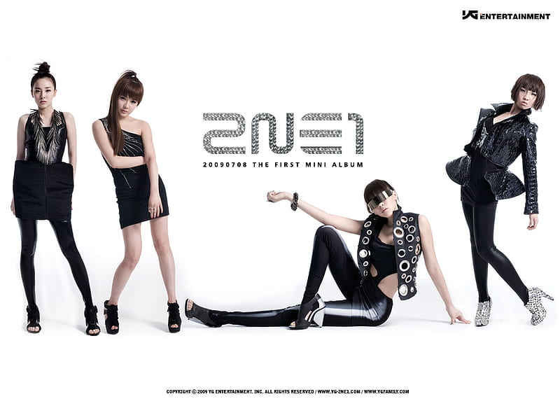 2NE1 white, dara, bom, minji, cl, HD wallpaper
