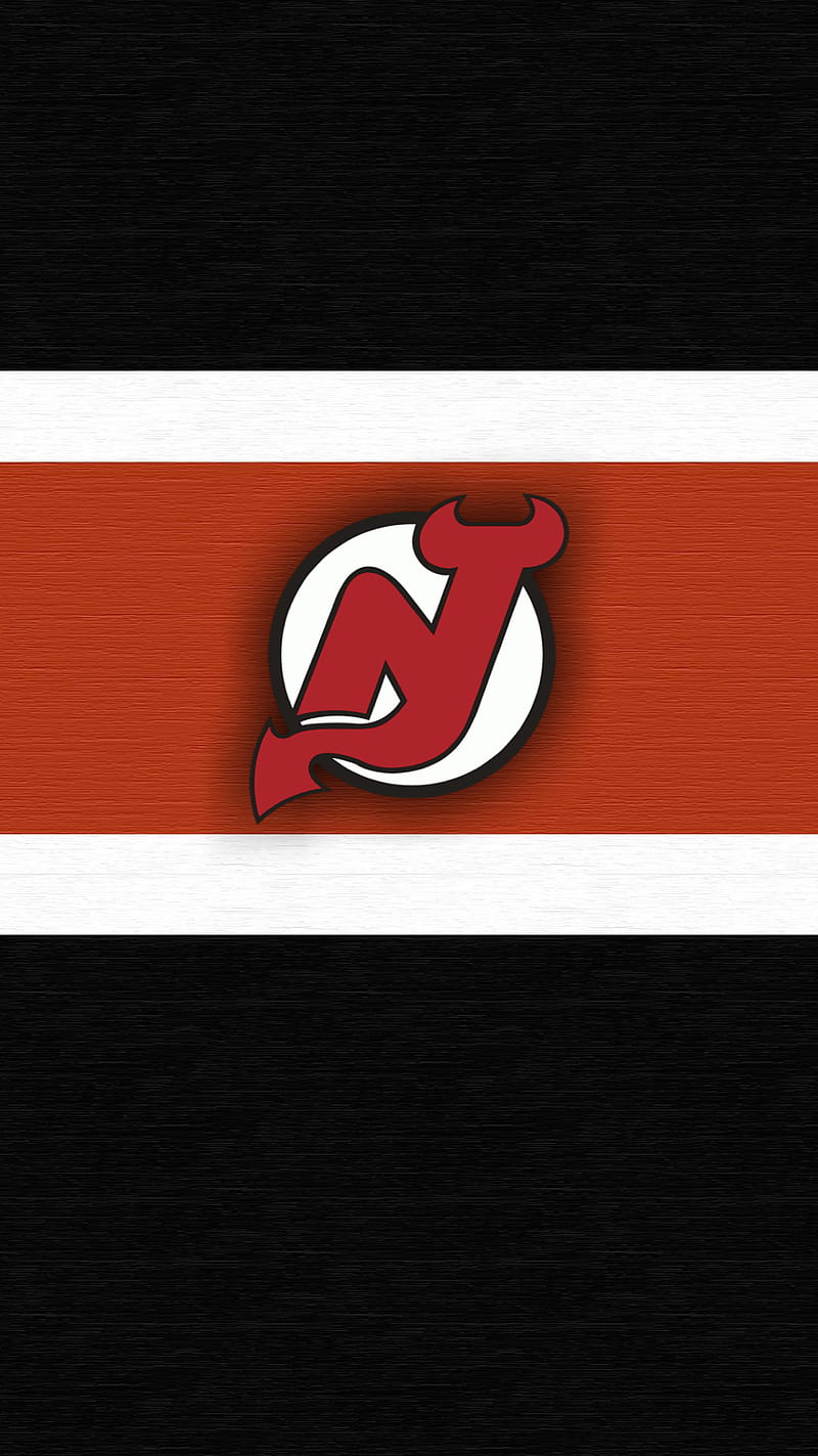 New Jersey Devils, black, hockey, new jersey, nhl, nj, red, white, HD phone wallpaper