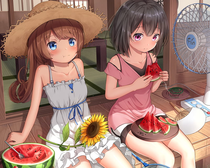 Itadakimasu Anime! | Anime, Watermelon, Absolute duo
