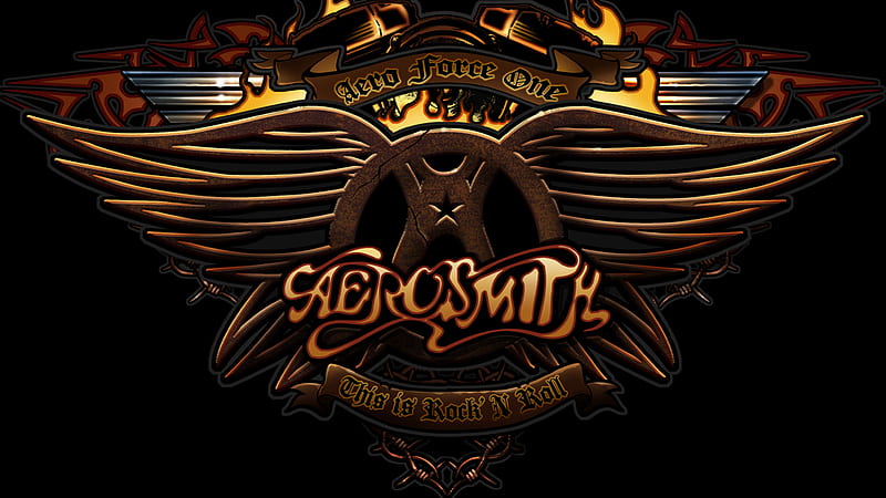 Aerosmith, logo, rock, music, band, HD wallpaper