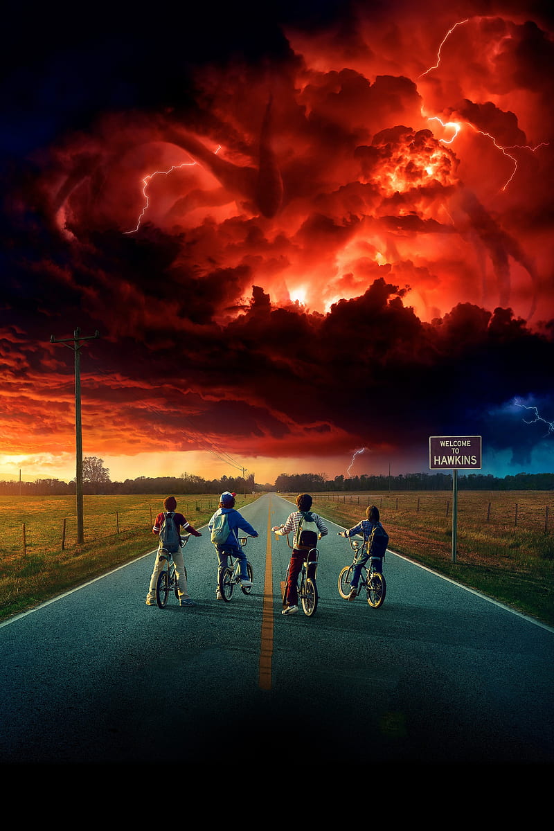 Download Travel through the Upside Down with our Stranger Things  aesthetic Wallpaper  Wallpaperscom