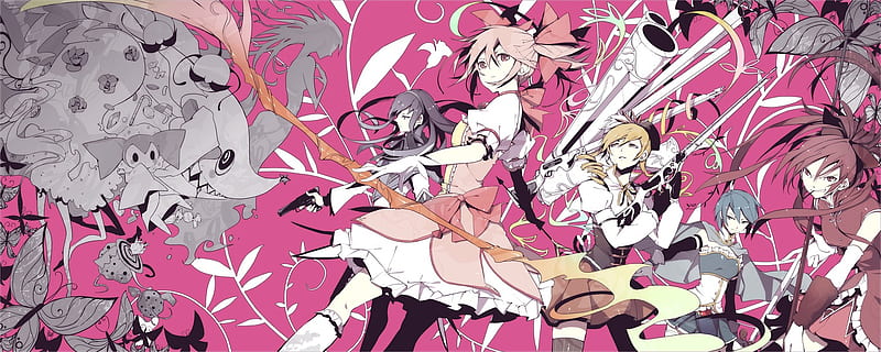 Anime Puella Magi Madoka Magica HD Wallpaper by Tayen