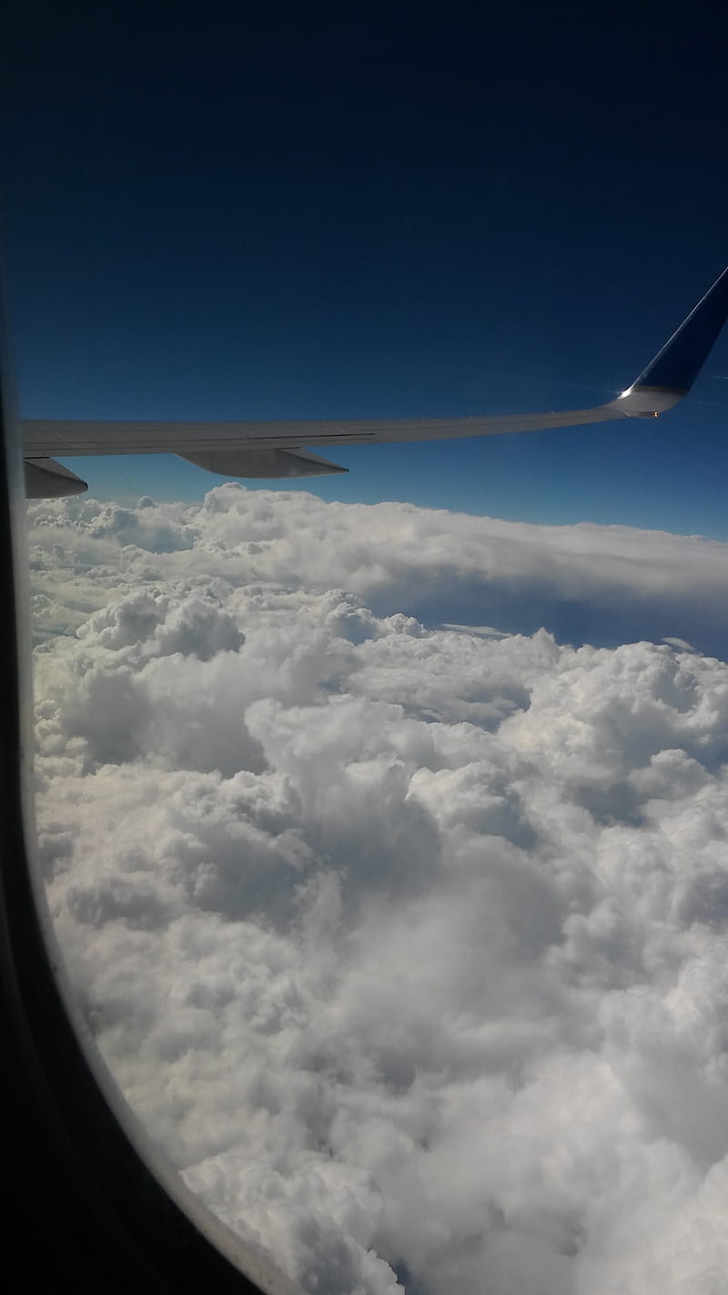 Clouds, airplane, new, window, HD phone wallpaper | Peakpx