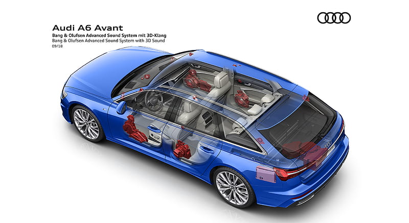 2019 Audi A6 Avant - Bang and Olufsen Advanced Sound System with 3D Sound , car, HD wallpaper