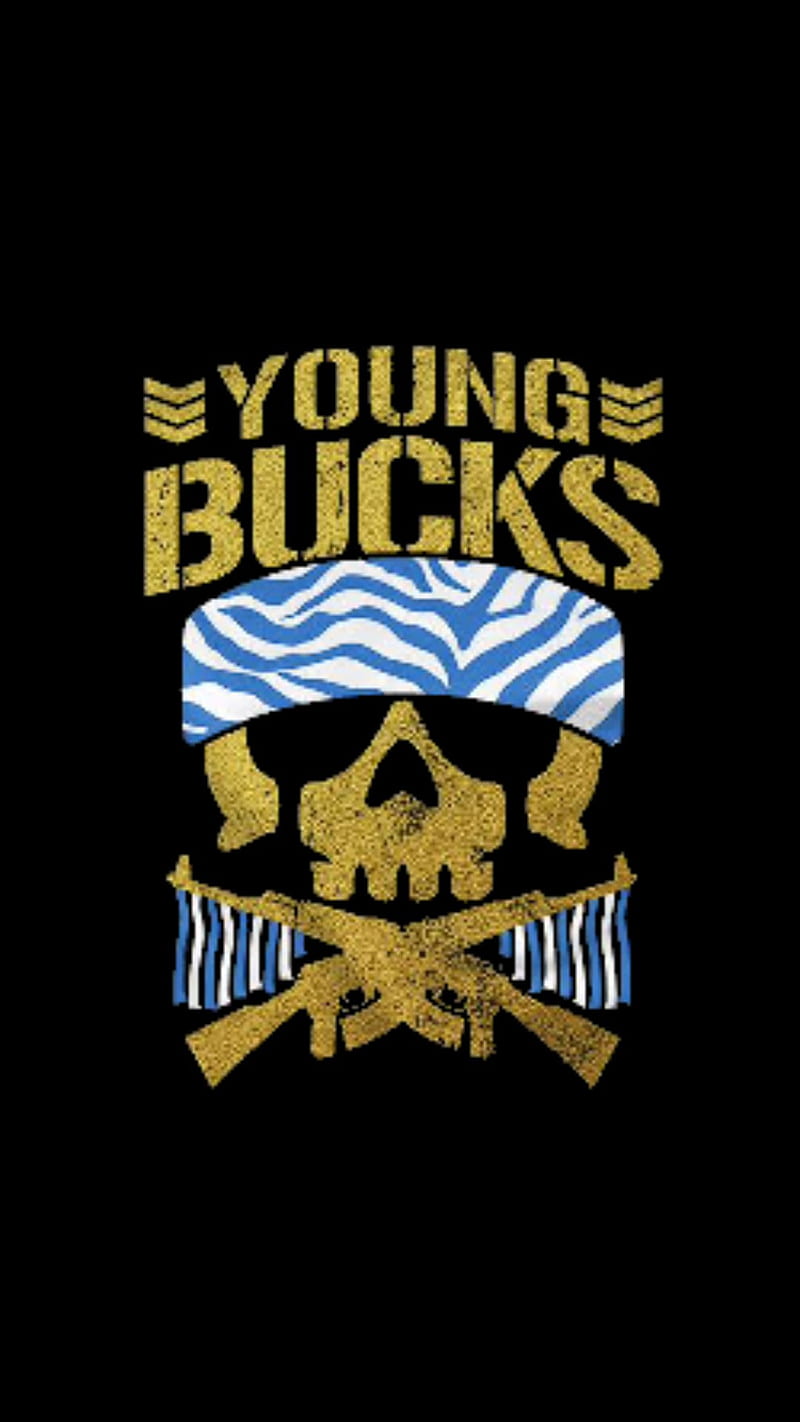 Young bucks gold bc, bullet club, Young bucks, HD phone wallpaper