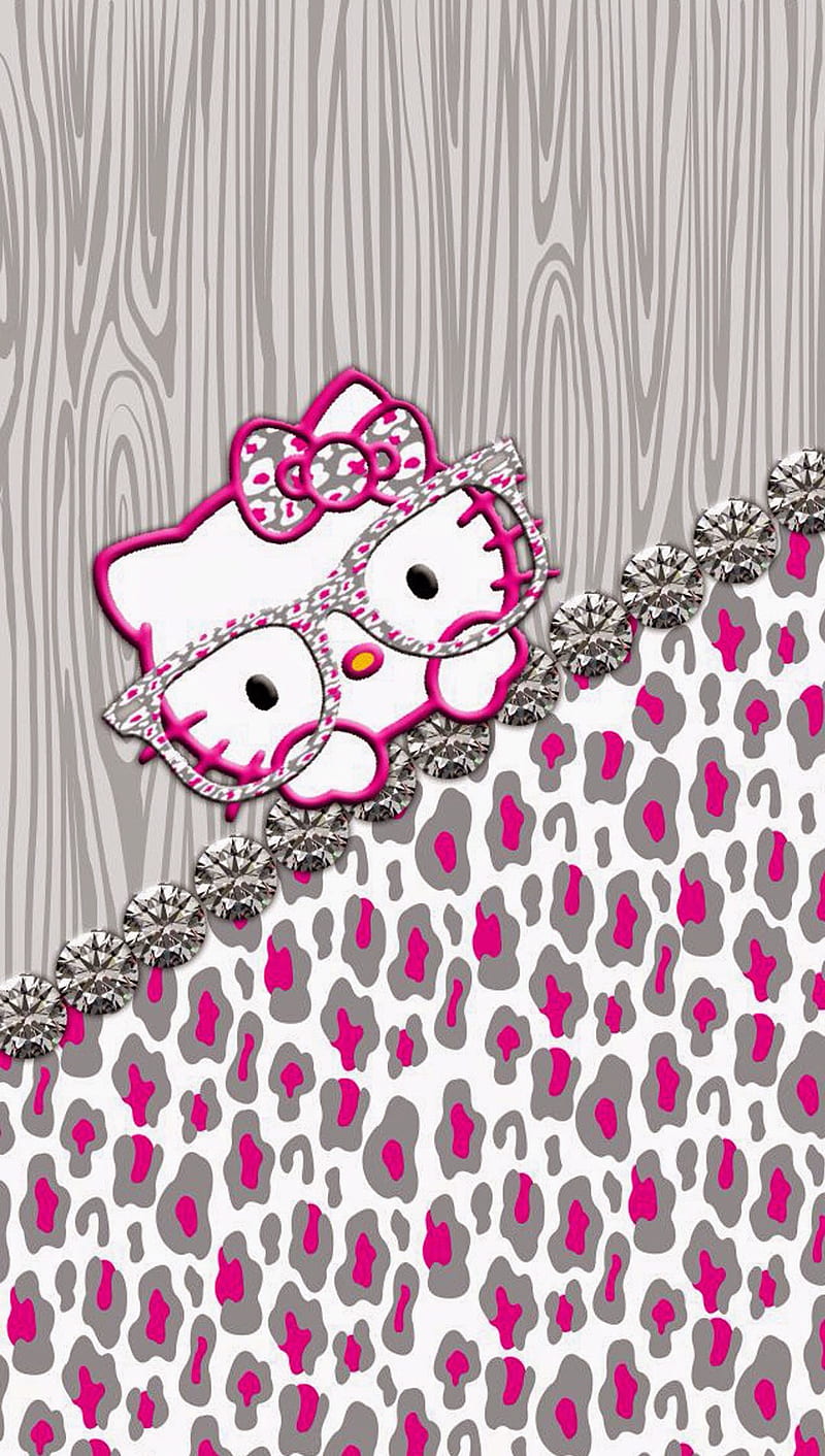 Hello Kitty, bling, pink, HD phone wallpaper
