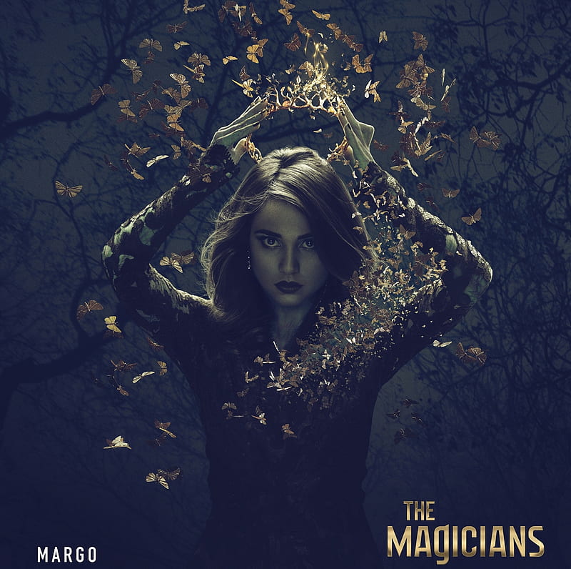 The Magicians ( 2015 - ), poster, fantasy, butterfly, girl, actress, margo, the magicians, HD wallpaper