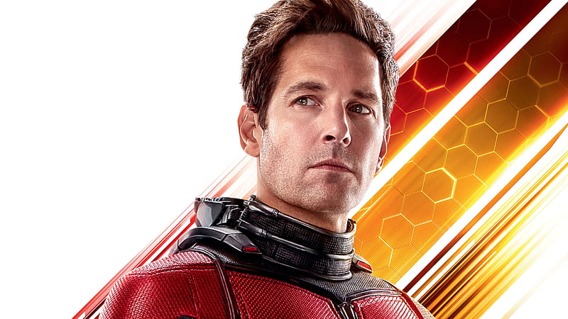 Ant-Man and the Wasp (2018), ant-man, movie, Paul Rudd, comics, man, actor, poster, red, yellow, ant-man and the wasp, fantasy, HD wallpaper