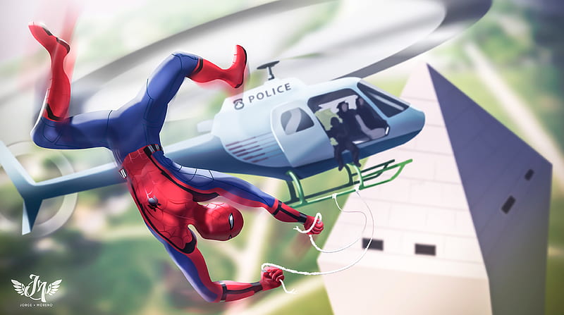 Spiderman Homecoming Fan Art , spiderman, superheroes, artwork, artist, digital-art, behance, HD wallpaper