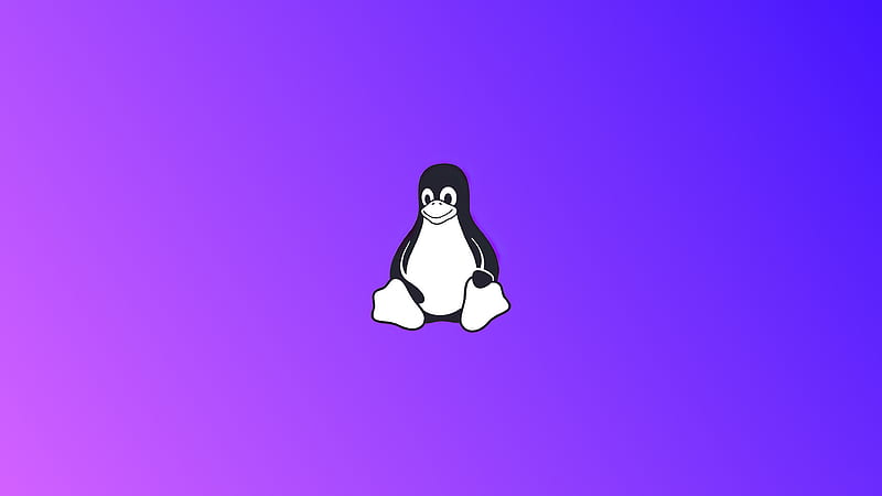 Linux Tux Minimal , linux, computer, minimalism, minimalist, HD wallpaper