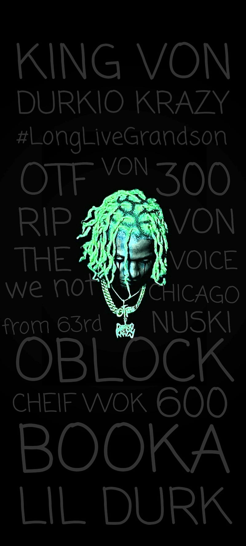 King Von Wallpaper Discover more cool, iphone, lil durk, posters