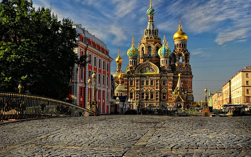 Cathedrals, Church Of The Savior On Blood, Russia, Saint Petersburg, HD wallpaper