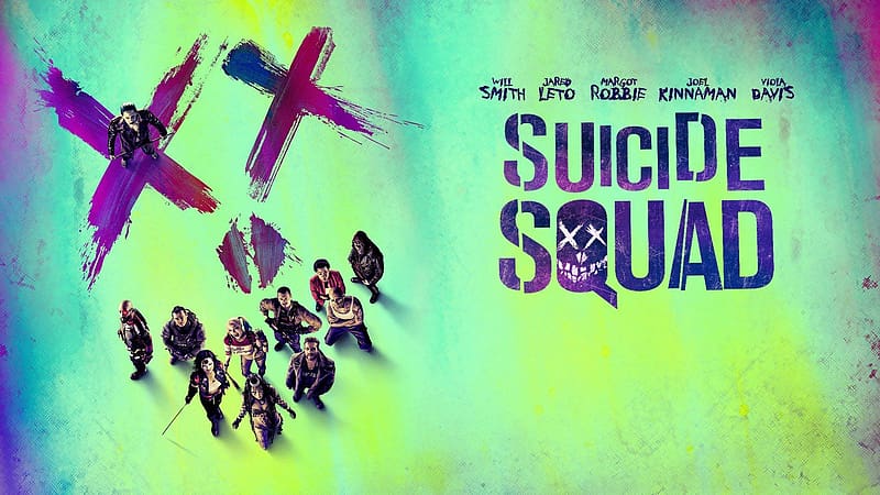 Will Smith, Joker, Jared Leto, Movie, Harley Quinn, Deadshot, Suicide Squad, Margot Robbie, Joel Kinnaman, El Diablo, HD wallpaper