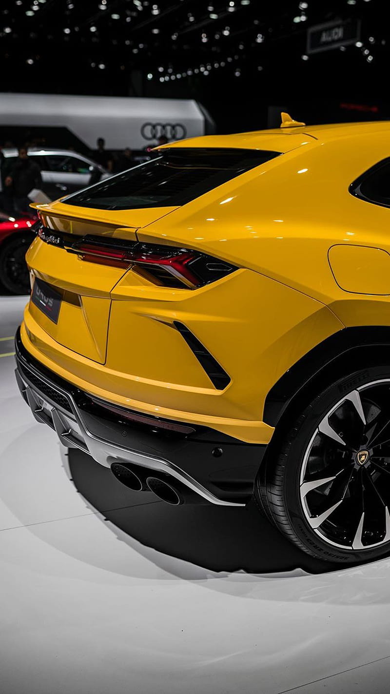 Lamborghini Urus, 2018, autos, car, carros, fast, new, sport, yellow, HD phone wallpaper