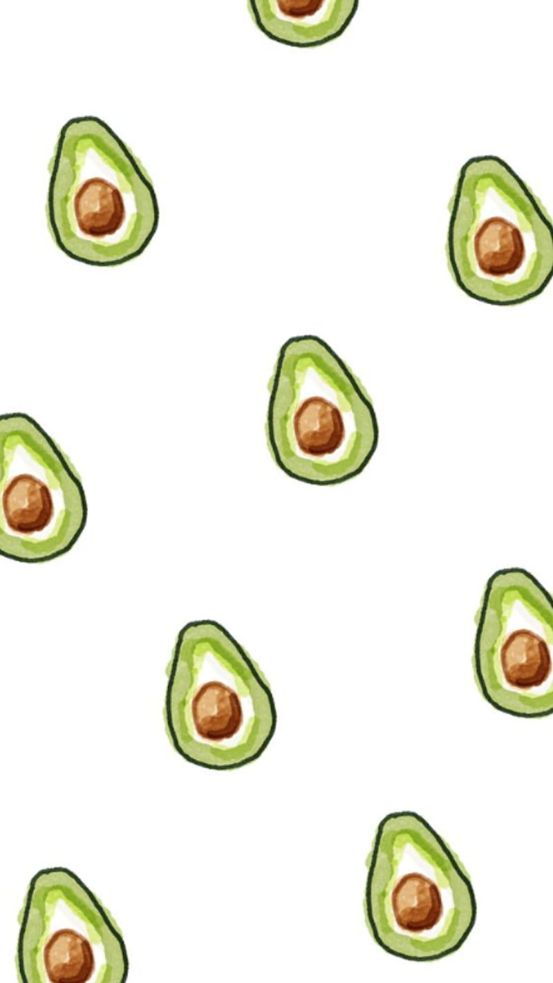 Avocados, avocado, food, pattern, patterns, HD phone wallpaper | Peakpx