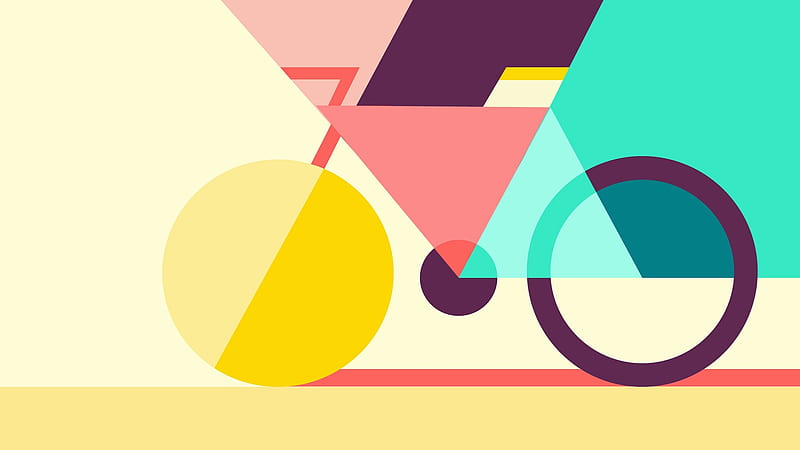 Bicycle Bicycle, Firefox theme, bicycle, blocks, bike, abstract, wheels, HD wallpaper