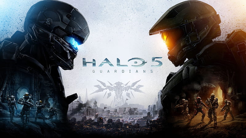 Halo 5 Guardians poster, HD wallpaper