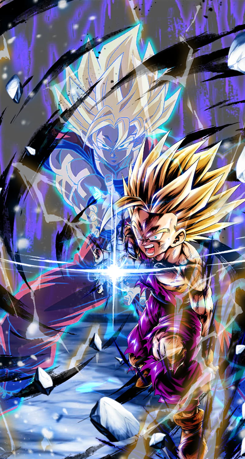 Gohan Super Saiyan 2 HD Mobile Wallpaper.